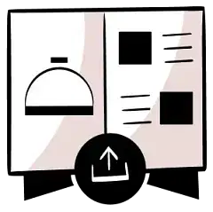 Upload and manage your website menu using POS