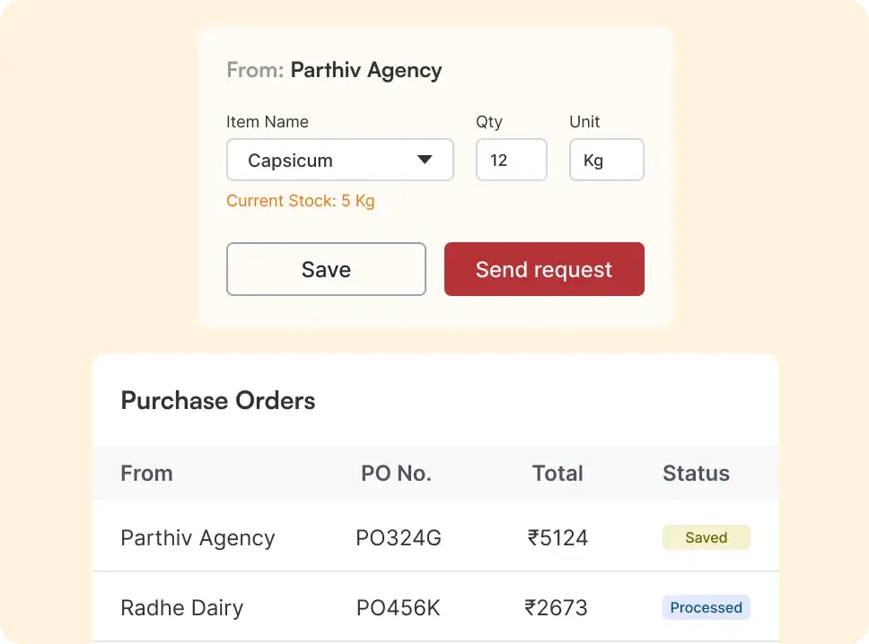 Purchase order management