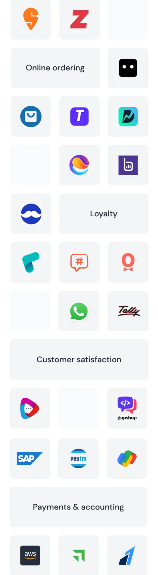 Multiple integrations - single dashboard