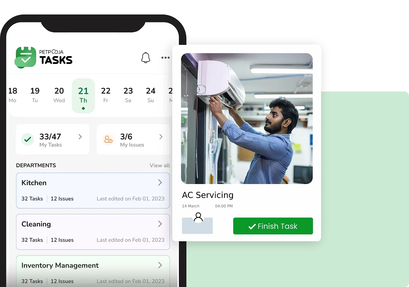 Tasks UI