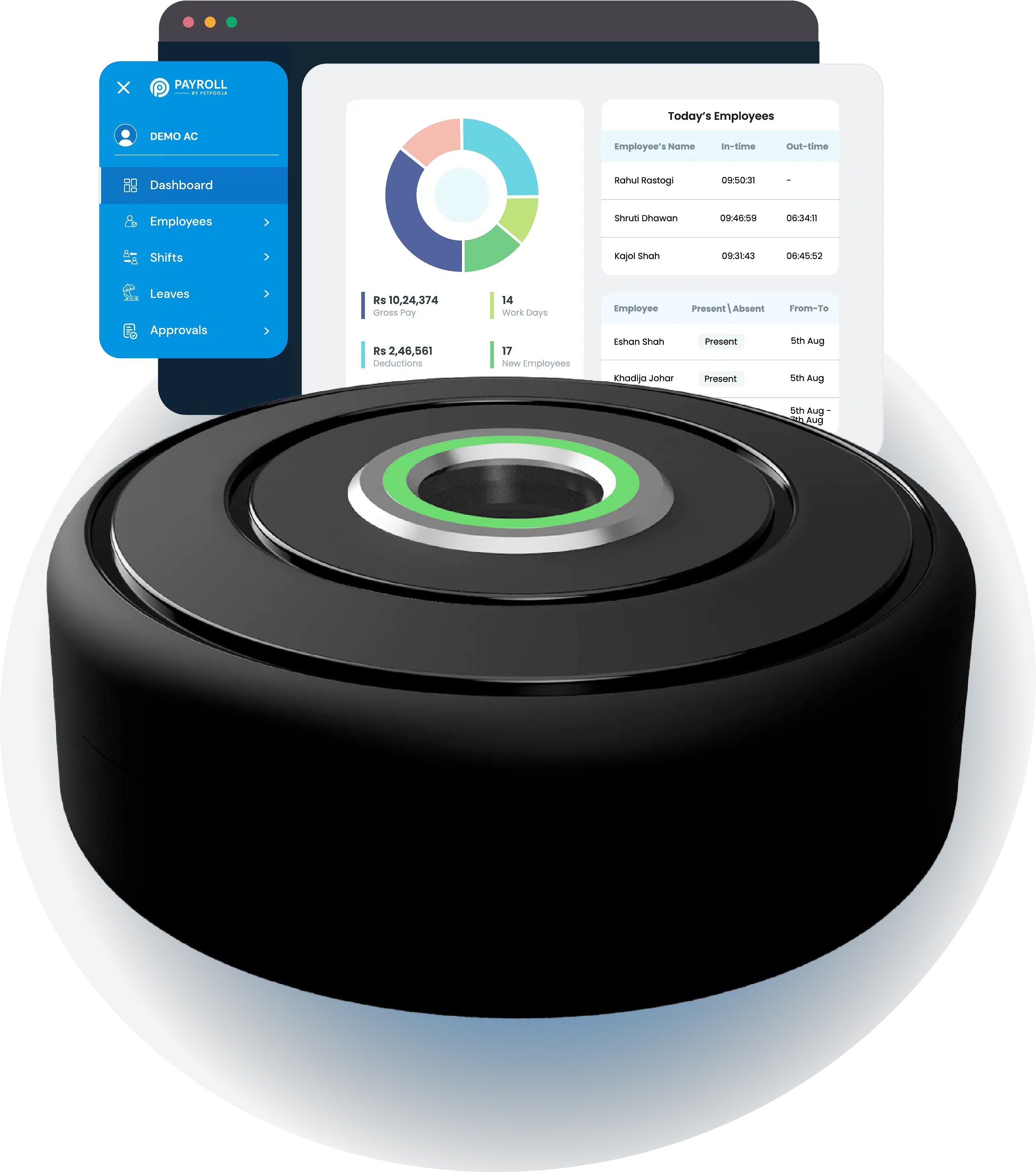 Attendance & Timesheet Biometric Attendance Machine