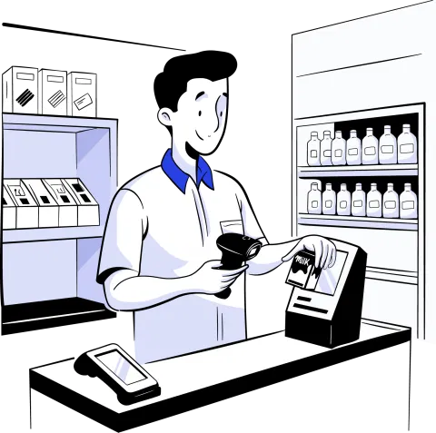 Barcode scanning interface demonstration